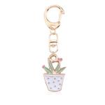 Owl Personalized Bling Wristlet Keychain 50mm Irregular Shaped