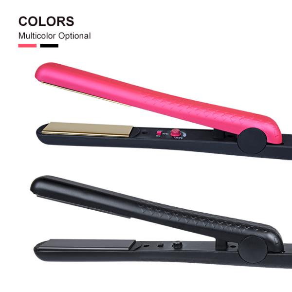 Black Ceramic Cast Edge Hair Straightener 3D Floating Titanium Plates