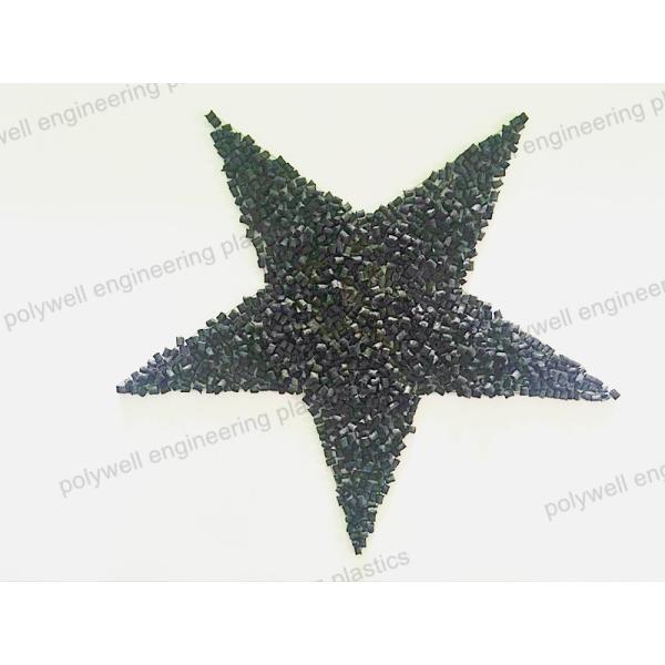 Plastic Glass Fiber Filled Reinforced Polyamide 66 Granules Black Nylon 66 Pellets With 1.25~1.35 G/Cm3 Density
