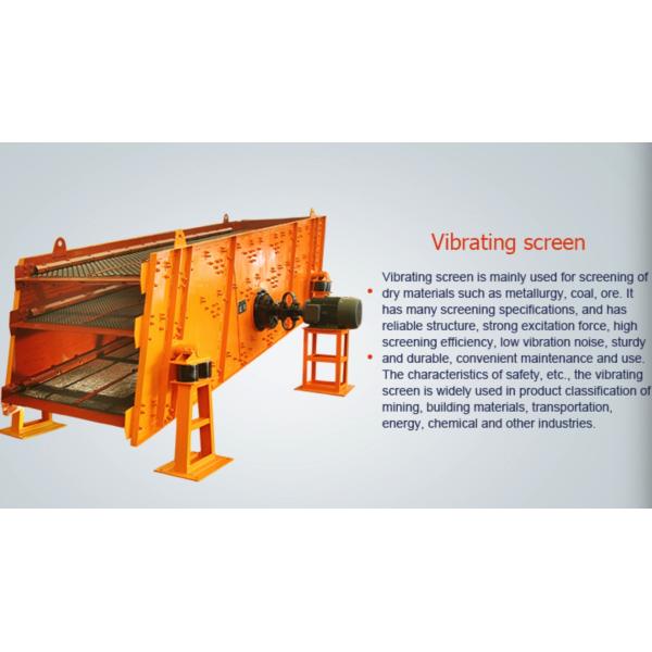 Three Layer Linear Vibrating Screen , High Frequency Vibrating Screen