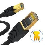 Copper Conductor Insulated CAT8 Patch Cord Network Patch Cable
