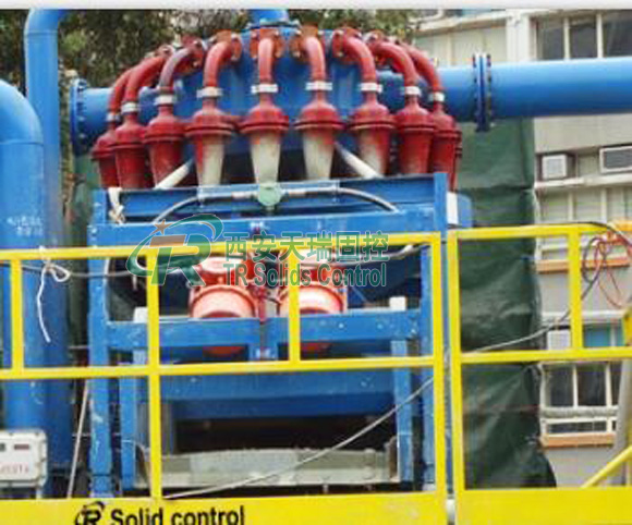 High quality mud cleaner 4" Desilter Cones 240m3/h Mud Cleaning Equipment with Bottom Shale Shaker