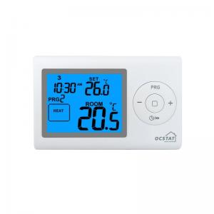 China White Color Digital Programmable Room Central Heating Thermostat With Batter Supply on sale