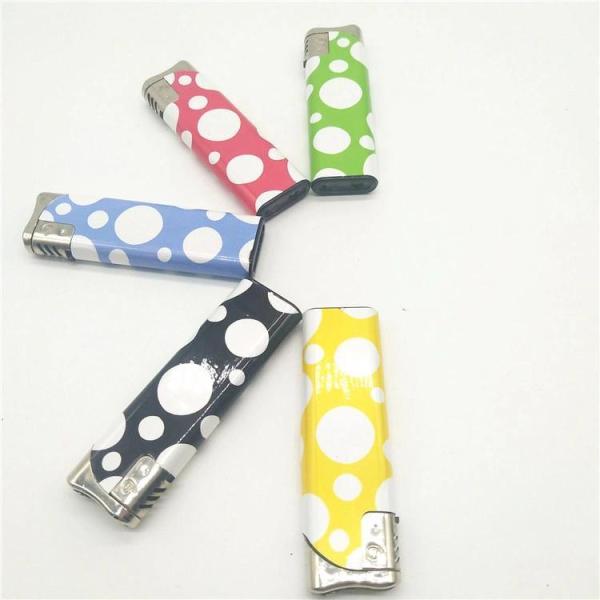 Dy-069 Wholesale High Quality Unique Electronic Cr Flip Plastic Lighter