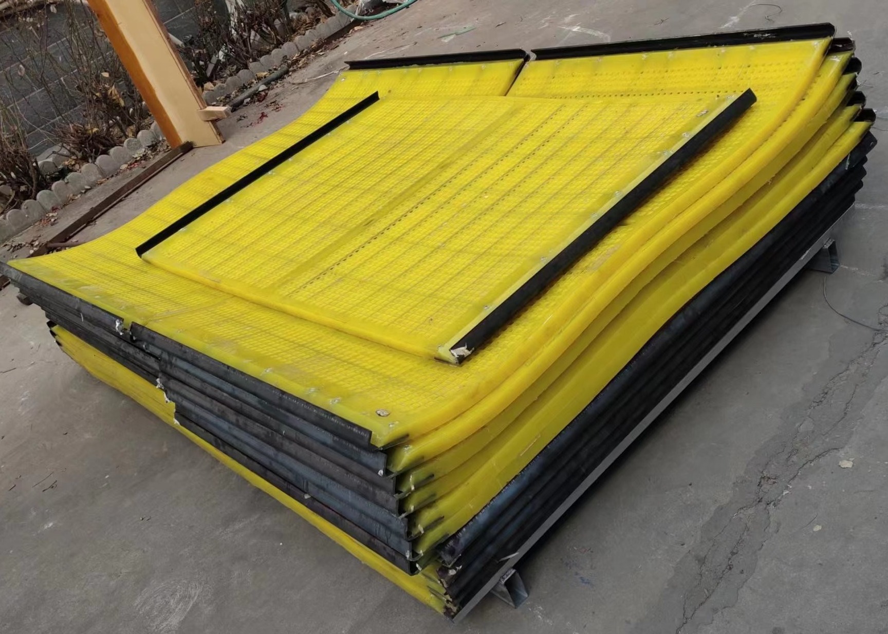 300x1200mm Polyurethane PU Modular Screen Panel High Separation Efficiency