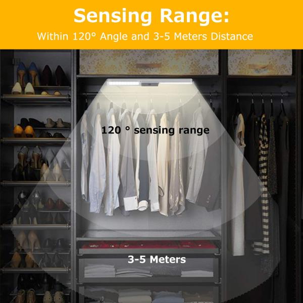 50LM 2.5W Battery Powered Led Motion Sensor Light / Rechargeable Led Cabinet Light