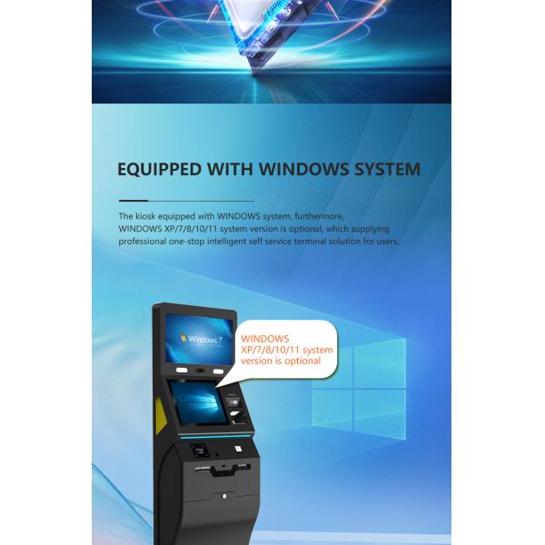 Windows/Android Multi-Touch Functions Hotel Terminal Multifunction Self Service Kiosk