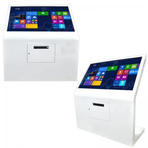 China Interactive LED Auto Paper Loading USB A4 Laser Printer Kiosk With QR Code Scanner on sale