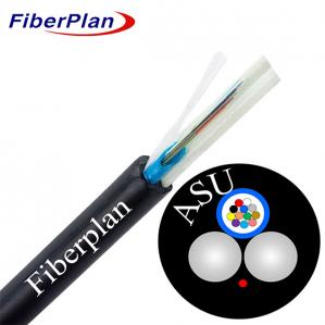 Buy cheap Outdoor Aerial Flat ADSS ASU Fiber Optic Cable 2-24 Core 50-150m Span product