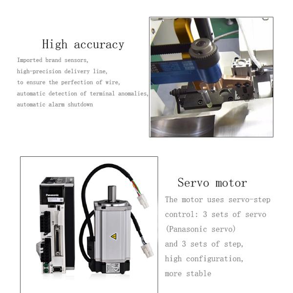 Multifunctional Two Head Terminal Machine For Single Wire Parallel Pressing