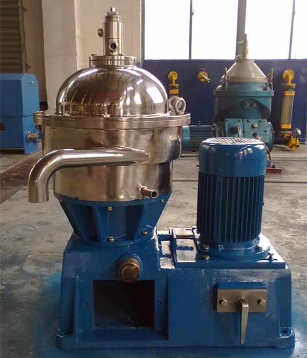 Manual Solid Discharge Disc Stack Centrifuge Separator For Milk Cream Separation