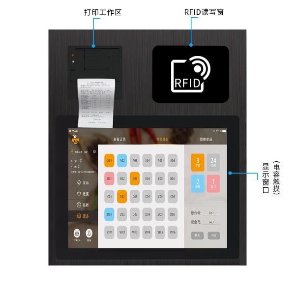 Touch Screen Rugged Panel PC 1024x768 Native Resolution For NFC Payment Kiosk