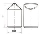 Wing Shaped Tungsten Carbide Buttons With Blanks Or Grinding Surface
