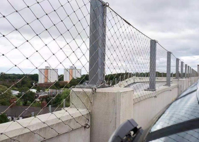 7*19 Stainless Steel Aviary Rope Netting 15*15mm Aviary Netting For Birds