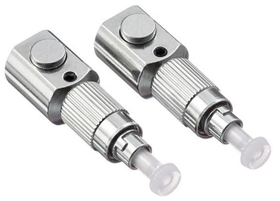 Bullet Bare Fiber Optic Connector FTTH FC To FC 250um 900um