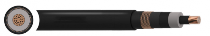 N2XS(F)2Y N2XSY Four Core MV Power Cable With Copper Conductor PVC Insulated 0