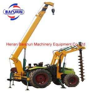 Buy cheap Power Pole Erection and Digging Machine in Turkey product