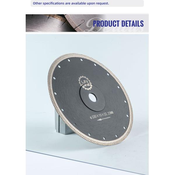 3/4IN Blade Width Diamond Cutting Disc for Granite Hot Press Technology and Materials