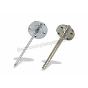 Buy cheap Inconel 600 thermocouple thermowell with flange / RTD Thermowell product