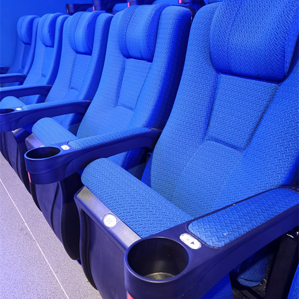 Fire Resistance PP Armrest Movie Theater Seats With Head Pad
