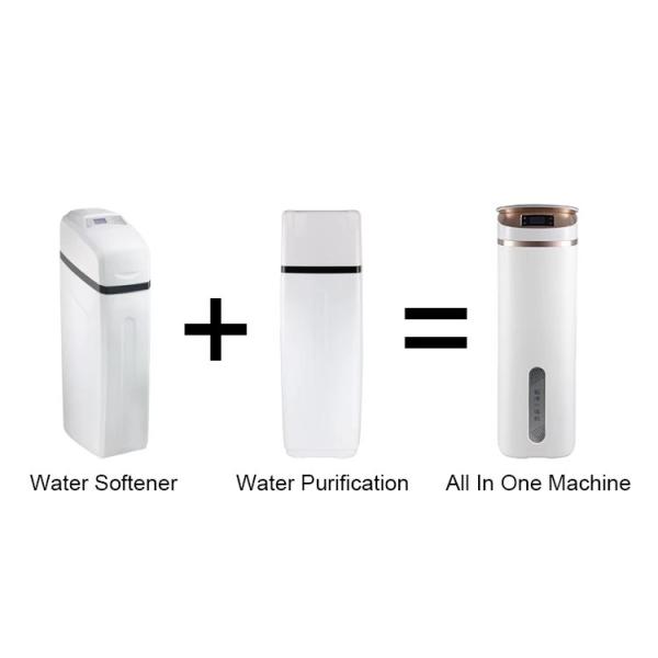Highly Efficient 2 In 1 Smart Water Softener Mixed With Water Purifier