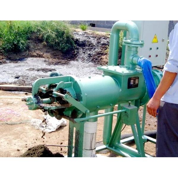 380V 7.5kw Manure Dewatering Machine Stainless Steel Material Animal Waste Drying Use