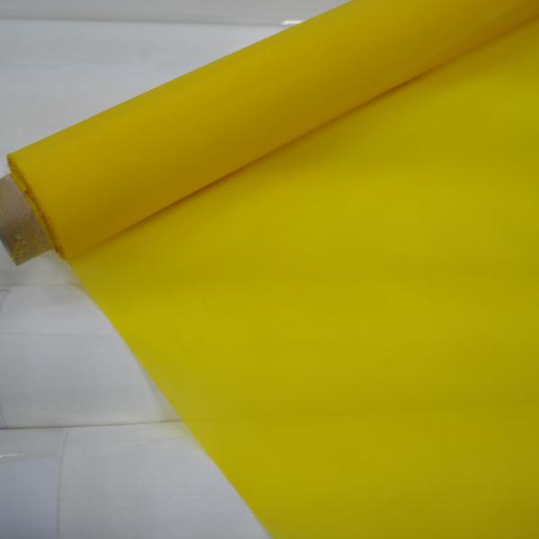 Heat Resistant Polyester Screen Printing Mesh , Plain Woven Polyester Mesh Fabric