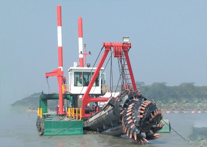 6 Inch Cutter Suction Dredger For Port Building And Land Reclaim