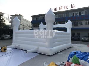 Buy cheap Outdoor White Bounce House With Roof For Wedding Bouncy Castle For Party Inflatable Wedding Bounce House product