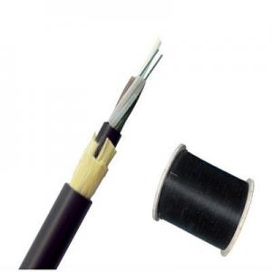 Buy cheap Aerial Outdoor Fiber Optic Cable ADSS 24 Cores G652D Aramid Yarn Dielectric Self Supporting product