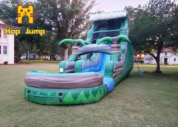 0.55 Mm Thickness Commercial Grade Inflatable Water Slide For Sale