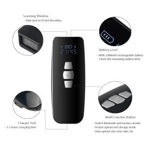 Wireless Mini Barcode Scanner Lightweight Handheld Barcode Reader With Display