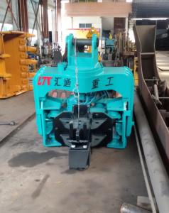 China Mini Excavator Vibratory Hydraulic Pile Hammer For 6 Meters Sheet Pile on sale