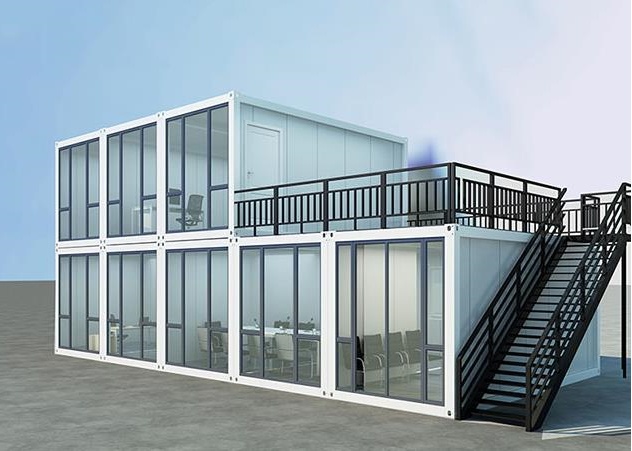 2920mm Height Prefabricated Container House Modern Prefab Modular Homes Customized