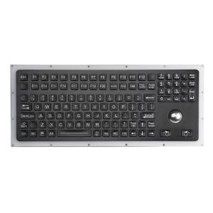 Buy cheap 116 Keys Black Ruggedized Keyboard With Trackball And Numeric Keypad product