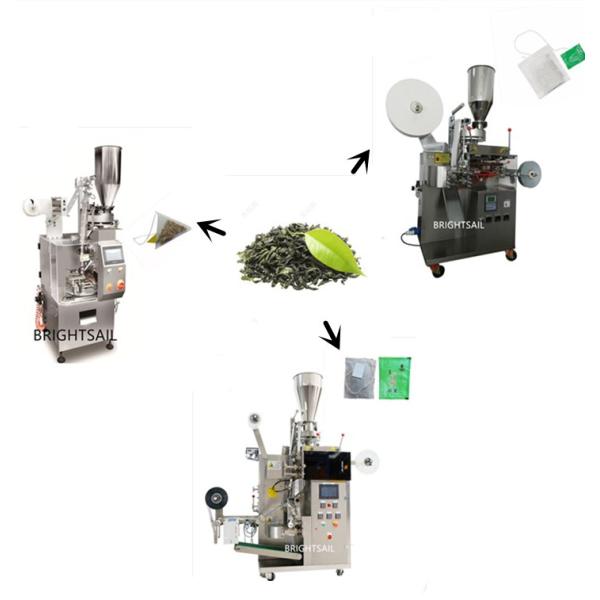 15g Non Woven Fabric Pyramid Tea Bag Machine Accurate Positioning