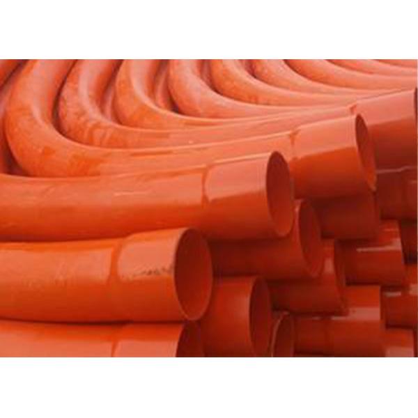 HDPE Solid Wall Cable Protection Tubes Sleeve 110mm CPVC MPP Threading