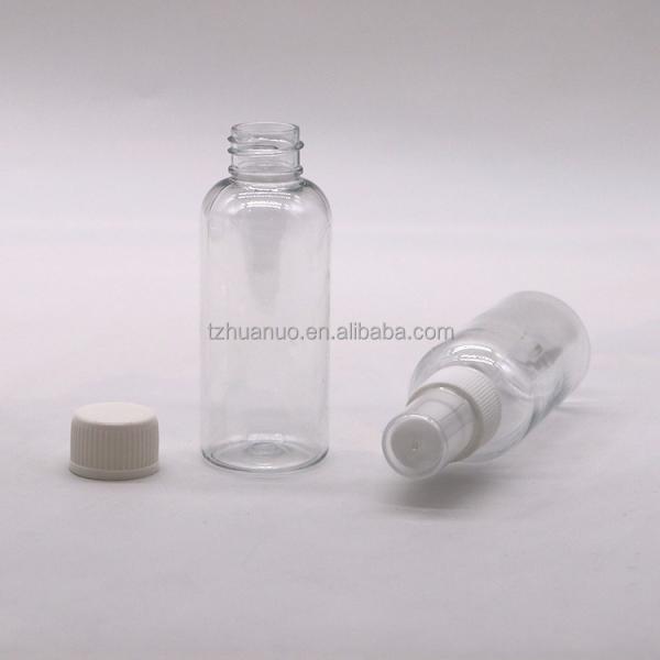 60mL PET Oil Pump Bottle Plastic Spray Bottles Alcohol Container Portable Spray Containers