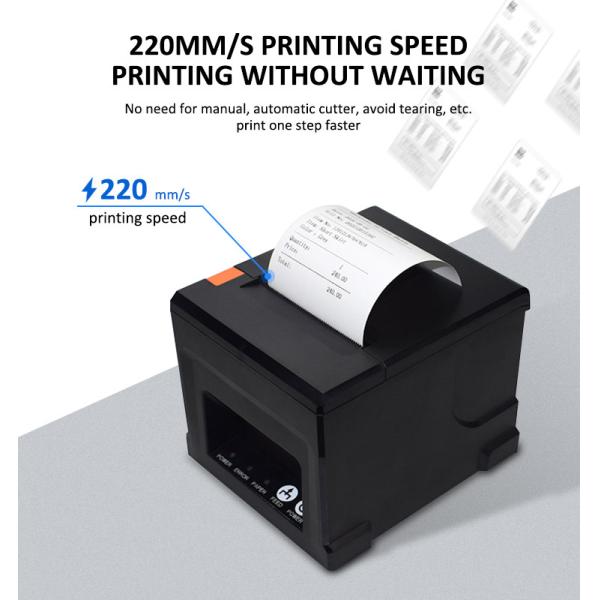 Auto Cutting 3inch 80mm Receipt And Bill Barcode Thermal Printer For Pos System