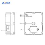 Customizable Alerts Reusable GPS Asset Tracker with IP67 Protection Light