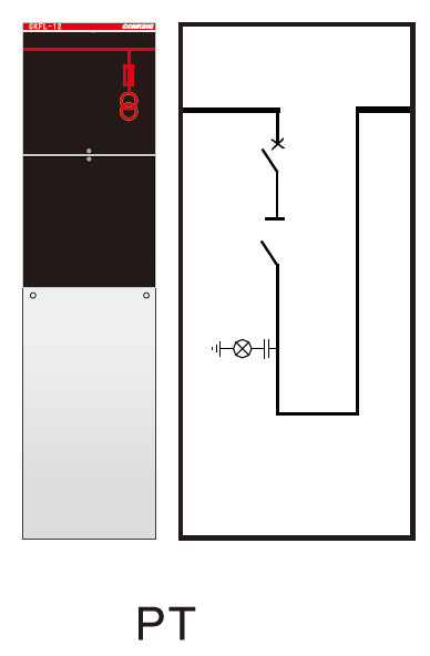 Industrial Gas Insulated Switchgear Unit Surge Arrester Optional Easy Instllatio