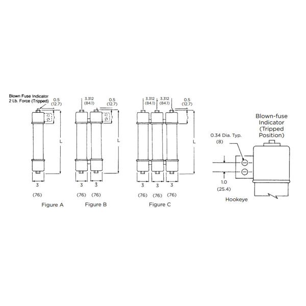 A480R18R-1 4800V 9F60 R-Rated MEDIUM VOLTAGE Fuse Motor Protection fuses