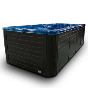 Luxury Acrylic Rectangular Swim Spa 10 Person Outdoor Whirlpool