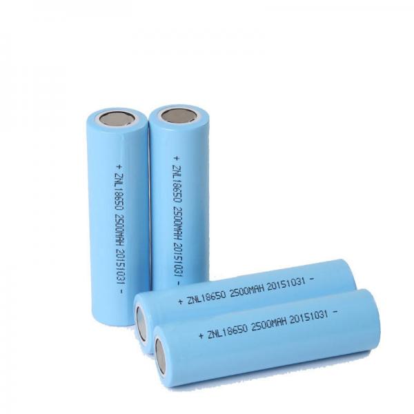 2500mAh 3.7V 18650 Rechargeable Lithium Ion Battery