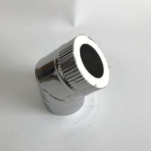 Buy cheap Polishing Angled Chimney Pipe , Class A Chimney Pipe Wide Application product