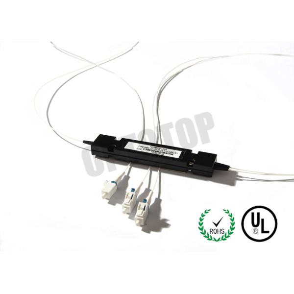 LC UPC Multimode Fiber Coupler OM3 1 x 2 0.9 mm / Optical Fiber Splitter For Telecom