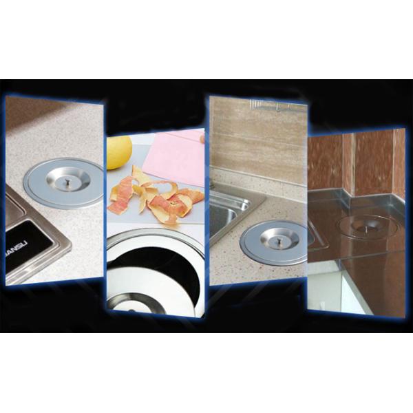 Cabinet Kitchen Trash Can , Concealed Stainless Trash Can Built - In Structure