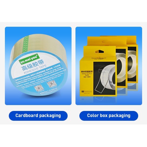 High Viscosity Blister Pack Stationery Tape High Transparency