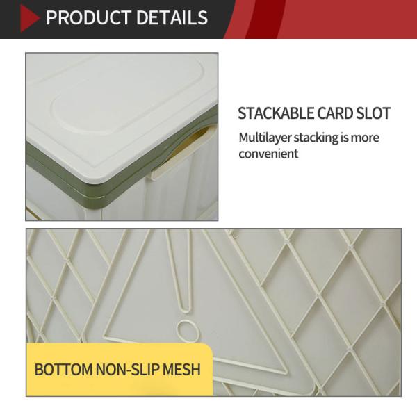 ODM Dustproof Folding Plastic Containers , Practical Collapsible Plastic Storage Box