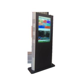 55 inch outdoorlandscape led advertising screen totem digital signage